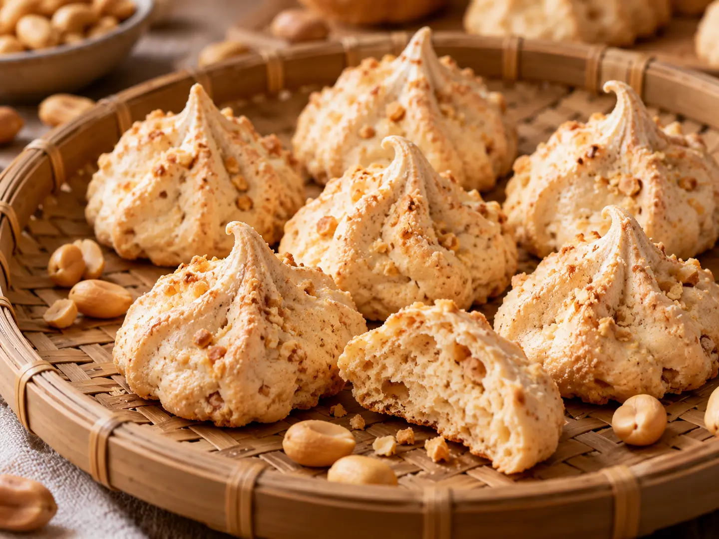 Bohol-Inspired Peanut Meringues