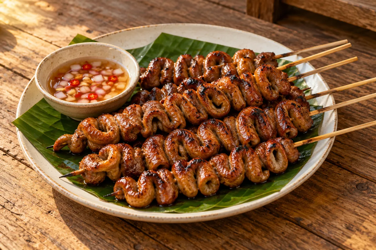 Grilled Isaw ng Baboy