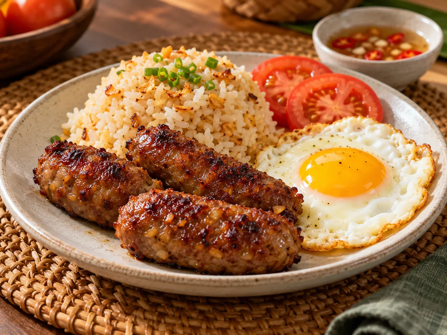 Skinless Longganisa (Longsilog)